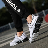 Summer Men's Sport Shoes Blade Tennis Running Breathable Mesh Casual Sneakers Light Trainers Walking Mart Lion   