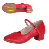 Ballet Dance Shoes for Woman Girls Ladies Latin Ballroom Modern Tango Jazz Salsa MartLion Red 1 37(23.5cm) CHINA