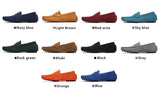 Men's Leather Loafers Casual Shoes Moccasins Slip On Flats Driving Mart Lion   