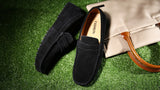 Men's Leather Loafers Casual Shoes Moccasins Slip On Flats Driving Mart Lion   