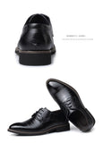 PU Leather Men's Brogues Shoes Lace-Up Bullock Dress Oxfords Praty Formal Mart Lion   