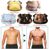 Men's Body Shaper Compression Shorts Waist Trainer Tummy Control Boxer Shaping Underwear Flat Tummy Girdle Body Shaper Silicone MartLion   