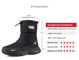 Men's Boots Winter Shoes Snow Waterproof Non-slip Thick Fur Winter Boot For -40 Degrees zip Platform MartLion   