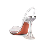 Transparent PVC Women Pumps Cup Heeled Summer Jelly Shoes Elegant High heels Party Prom MartLion   