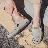Summer Men's Canvas Shoes Espadrilles Breathable Casual Loafers Ultralight Lazy MartLion   
