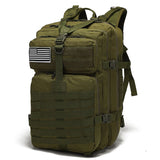 Nylon Waterproof Trekking Backpack Outdoor Military Rucksacks Tactical Sports Camping Hiking Fishing Hunting Bag 50L 1000D Mart Lion F  50L  