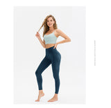  High Waist Solid Women's Yoga Pants Elastic Running Sport Leggings Fitness Training Pocket Hip Up Gym Clothing Sport Srunch Mart Lion - Mart Lion