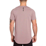  Muscleguys Summer T Shirt Men's Clothing Hip-Hop Short Sleeved Streetwear Gym Sports Slim Fit Tees Tops Mart Lion - Mart Lion