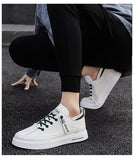  Summer Korean Men's Leisure Breathable Mesh Flat Shoes Anti Slip Popular Student Small White Sports Mart Lion - Mart Lion