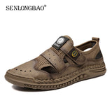 Summer Men's Sandals Breathable Shoes Beach Outdoor Casual Roman Slippers Mart Lion   