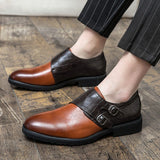 Wedding Formal Shoes Men's Leather Oxfords Slip On Party Dress Zapatos Hombre Mart Lion   