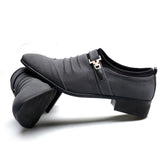 Pointed Toe Casual Shoes Men's Slip On Lazy Loafers Breathable Office Work Mart Lion   