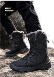  Winter Waterproof Men's Boots Plush Super Warm Snow sneakers Ankle Outdoor Desert Combat Army Hombre MartLion - Mart Lion
