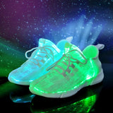 Luminous Sneakers Glowing Light Up Shoes for men women shoes White LED Sneakers Flashing Shoes with Light for Adult MartLion