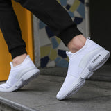 Men's Sneakers Slip-On Shoes Lightweight Breathable Footwear Casual Sport Mesh Jogging Mart Lion   