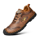 Summer Men's Designer Shoes Genuine Leather Leisure Luxury Handmade Outdoor Casual Driving MartLion   