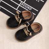 Spring Autumn Children Genuine Leather Shoes Boys Girls Retro Single Baby Soft Tendon Bottom Full Cowhide MartLion   