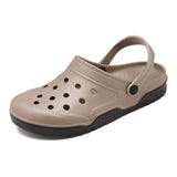 Very Wide Summer Men's Clogs Rubber Beach Sandals Hombre Playa Garden Shoes Cholas MartLion   