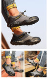 Men's Labor Insurance Shoes With Steel Toe Cap Puncture-Proof Safety Work Lightweight Breathable Sneakers Mart Lion   