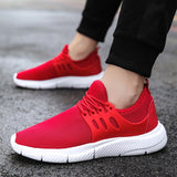 Summer Men's Casual Sport Shoes Mesh Running Sneakers Breathable Designer Tennis Training Jogging Walking Mart Lion   