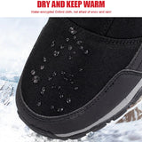 Men's Winter Boots Winter Shoes Snow waterproof non-slip thick fur warm unisex Women Winter degrees MartLion   