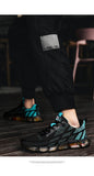 Men's Casual Shoes Lightweight Low cut Mesh Breathable Lace-up Walking Sneakers Tenis Footwear Mart Lion   