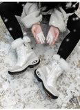 Waterproof Winter Women Boots Warm Plush Snow Outdoor Non-slip Winter Sneakers Platform Ankle Boots Mart Lion   