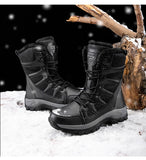 Winter Waterproof Women Men's Boots Snow Warm Non-slip Combat Women's Military Battle Mart Lion   