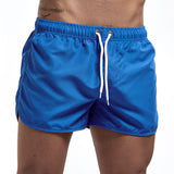 Men's sport running beach Short board pants swim trunk pants Quick-drying movement surfing shorts GYM Swimwear Mart Lion Blue M 