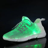 Luminous Sneakers Glowing Light Up Shoes for men women shoes White LED Sneakers Flashing Shoes with Light for Adult MartLion