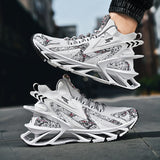 Men's Shoes Running Sport Casual Chunky Sneakers Footwear Breathable Platform Trainers Blade Walking Mart Lion   