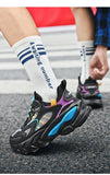 Unisex Spring Running Shoes Women Trend Chunky Sneakers Men's All-match Platform Sport Mesh Walking Zapatos De Hombre Mart Lion   