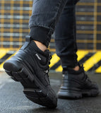  Lightweight Comfort Work Safety Boots Men's Anti-smash Anti-puncture Work Shoes Indestructible Protective MartLion - Mart Lion