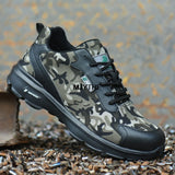 Camouflage Indestructible Shoes Anti-Puncture Safety Steel Toe Work Sneakers Combat Boots Safety Military MartLion   