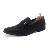 Men's Suede leather Loafers classic Moccasins Leather Casual Outdoor Driving Flats Shoes Mart Lion   