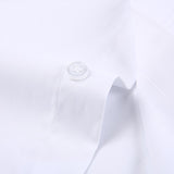 Men's Basic Standard-fit Long Sleeve Dress Shirt Solid/striped Formal White Work Office Classic Mart Lion   