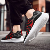 Summer Men's Casual Sports Shoes Breathable Mesh Flat Light Non Slip Walking Mart Lion   