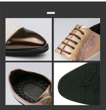 Men's Dress Shoes Wedding Office Footwear Mixed Color  Leather Comfy Formal MartLion   