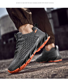 Men's Free Running Shoes Lightweight Jogging Walking Sports Lace-up Athietic Breathable Blade Sneakers Mart Lion   