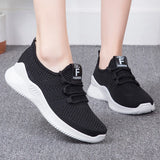 Autumn Women's Sports Shoes Platform Lace-up Casual Sneakers Tennis Lady Luxury Running MartLion   