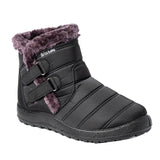  Women Winter Boots Ladies Fur Plush Ladies Flats Non-slip Casual Female Shoes Winter MartLion - Mart Lion
