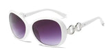 Luxury Black Sunglasses Women Designer Full Star Mirror Retro Square Ladies Shades MartLion White 06 MULTI 