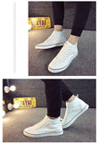 Men's Canvas Shoes Spring Autumn Lace-up High Style Vulcanize Sneakers Flats Mart Lion   