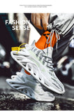 Off-Bound Men's Casual Sneakers Luminous Running Sport Shoes Chunky Lightweight Breathable Platform Walking Mart Lion   