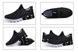 Summer Men's Sport Shoes Blade Tennis Running Breathable Mesh Casual Sneakers Light Trainers Walking Mart Lion   