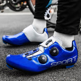 cycling shoes men's road Bicycle breathable self-locking Biking outdoor Sneakers Mart Lion   