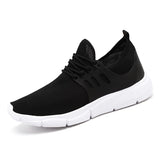 Summer Men's Casual Sport Shoes Mesh Running Sneakers Breathable Designer Tennis Training Jogging Walking Mart Lion Black 39 