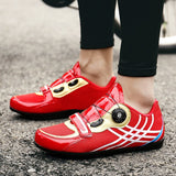 Couple Cycling Shoes Men's Road Bicycle Women Outdoor Sneakers Breathable Self-locking Unlocking Bike Mart Lion   