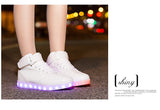  Men's Led Shoes USB Rechargeable Nice Luminous Sneakers Women Party Adult Wedding Glowing MartLion - Mart Lion