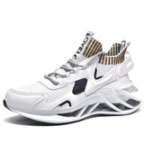 Harajuku Soft Leisure Mesh Men's Outdoor Walking Shoes Sport Sneaker Casual Training Zapatillas Mart Lion XZ2101-White 7 